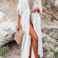 White Crochet Beach Cover Up