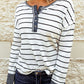 Striped Waffle Knit Top