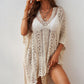 Crochet Knitted Tassel Tie Kimono Beachwear