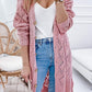 Pink Knit Cardigan