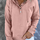 Pink Button Hoodie