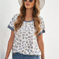 Gray Leopard Tee