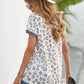 Gray Leopard Tee
