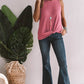 Pink Twist Knot Top