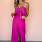 Bowknot Strapless Jumpsuit