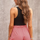 Cotton High Rise Shorts