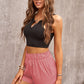 Cotton High Rise Shorts
