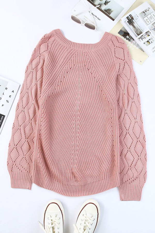 Pink Casual Jersey