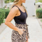 Animal Print Casual Shorts