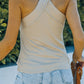 Khaki Crossover Tank