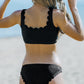 Black Ribbed Bikini