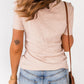 Rib Knit T-Shirt