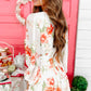 Long Sleeve Floral Dress