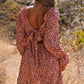 Pink Floral Mini Dress