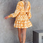 Yellow Ethnic Mini Dress