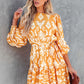 Yellow Ethnic Mini Dress