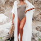 White Crochet Beach Cover Up