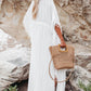 White Crochet Beach Cover Up