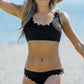 Black Ribbed Bikini